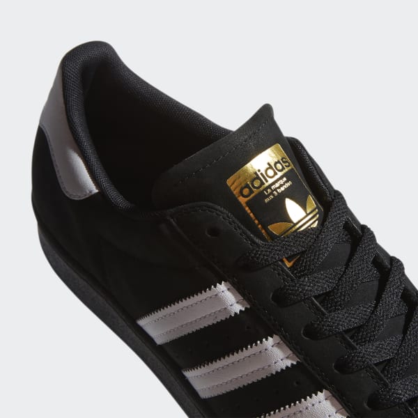 Adidas star preto sales e dourado