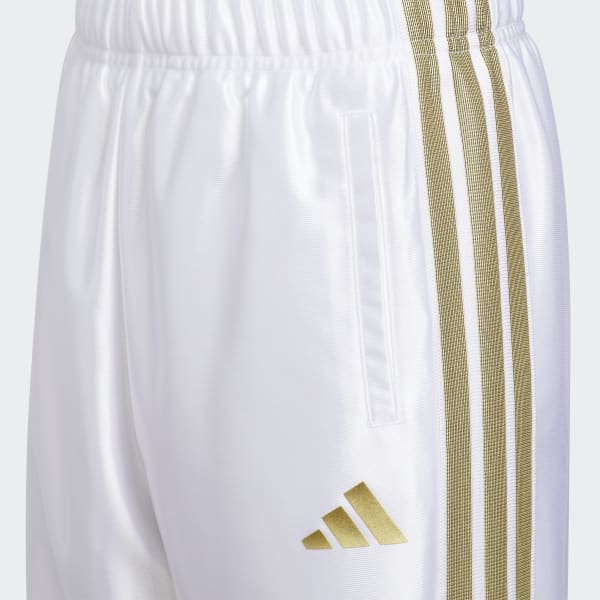 ホワイト STADIUM GOLD レギュラーフィット トリコット ウォームアップ パンツ キッズ