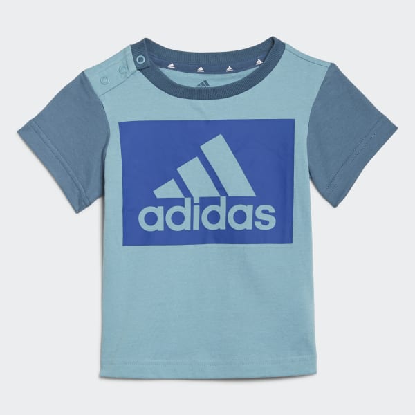 Turquesa Conjunto Playera y Shorts Essentials