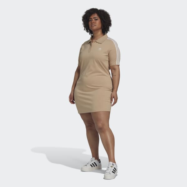 Bege Vestido Adicolor Classics (Plus Size) KA140