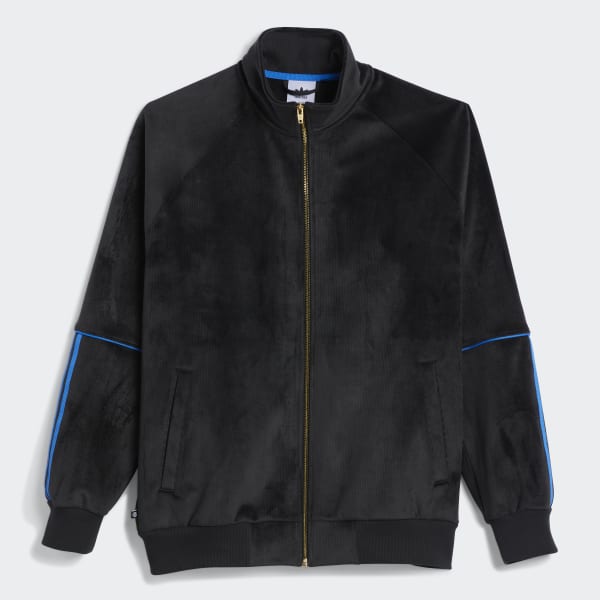 Zwart Tyshawn Velour Trainingsjack (Uniseks) ZG105