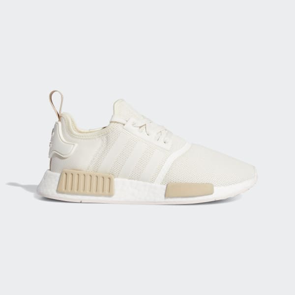 Women's NMD R1 Chalk White and Nude 