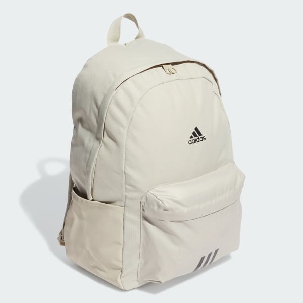 Beige Classic Badge of Sport 3-Stripes Backpack