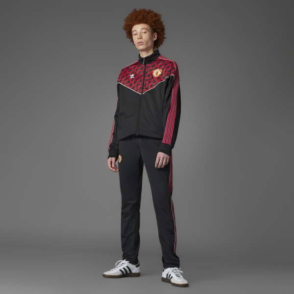 トップス Manchester United '91 Tops & Pants Manchester United '91 Track Top - Black | adidas Hong Kong