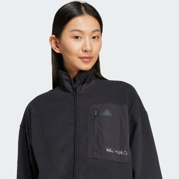 ★adidas★W CITY ESCAPE POLAR FLEECE TRACKTOP★追跡可 ☆adidas☆W CITY ESCAPE POLAR FLEECE TRACKTOP☆追跡可