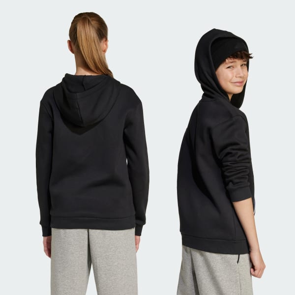 Svart Seasonals Essentials Collegiate Typography Hettegenser