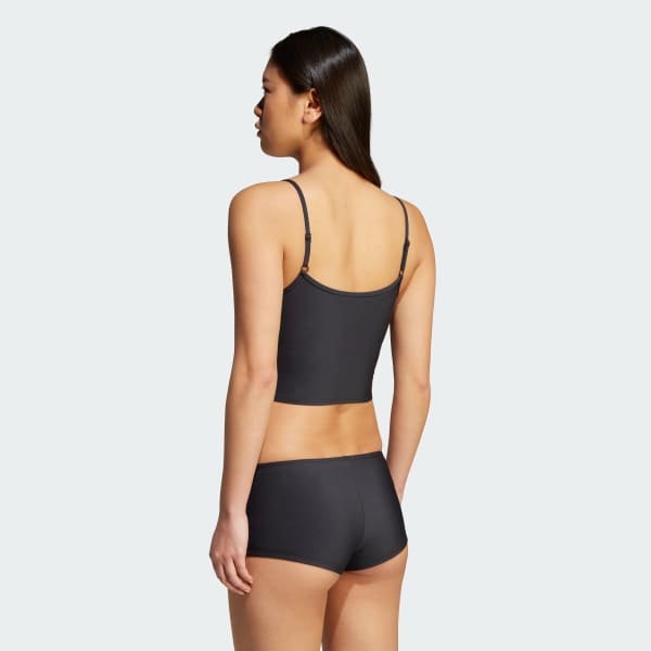 Svart Essentials Swim Tanktopp