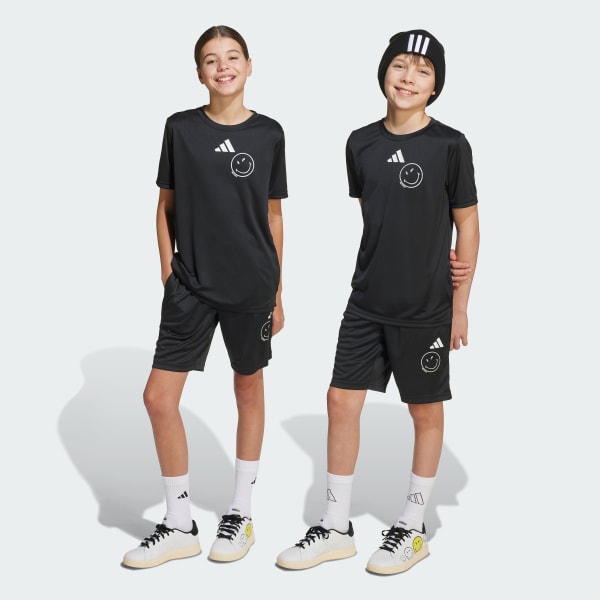 Black adidas X Smileyworld Training Shorts Kids
