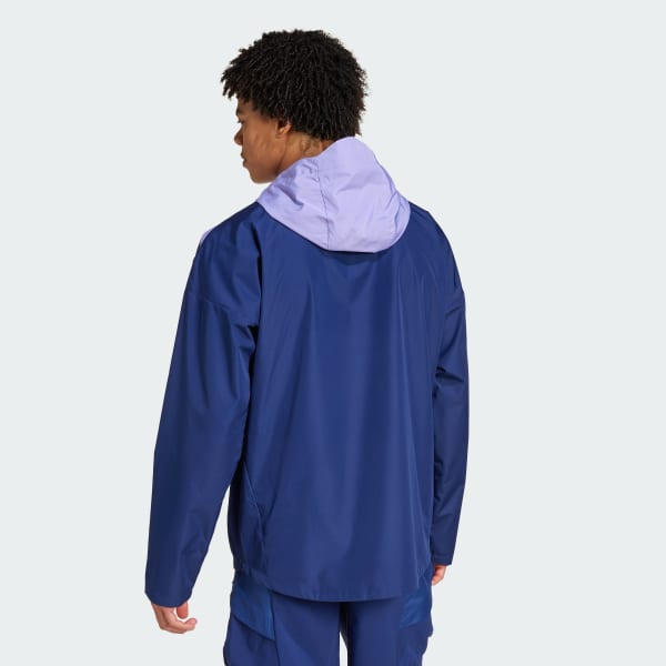 Blue Arsenal Seasonal Half-Zip Windbreaker