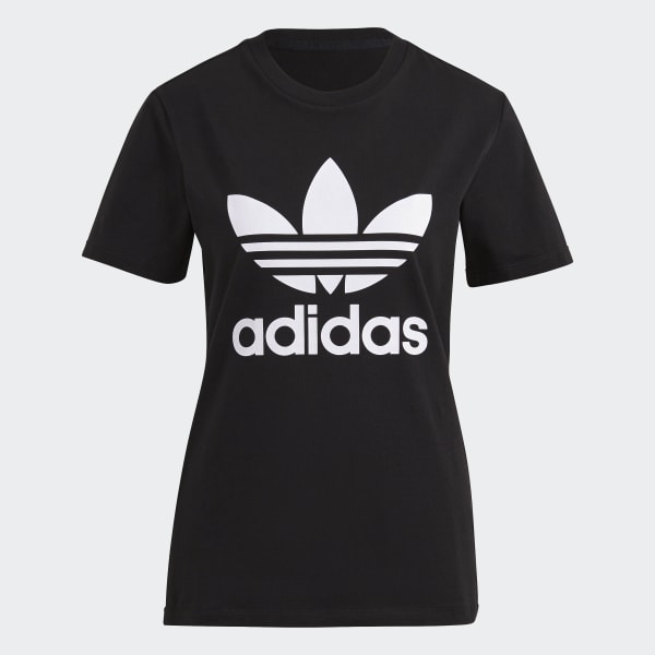 Black adidas shirt womens online
