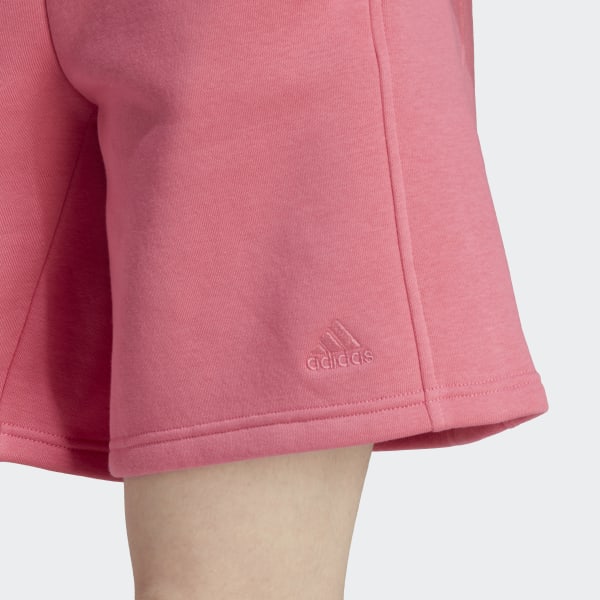 adidas ALL SZN Fleece Shorts - Pink | Women's Lifestyle | adidas US