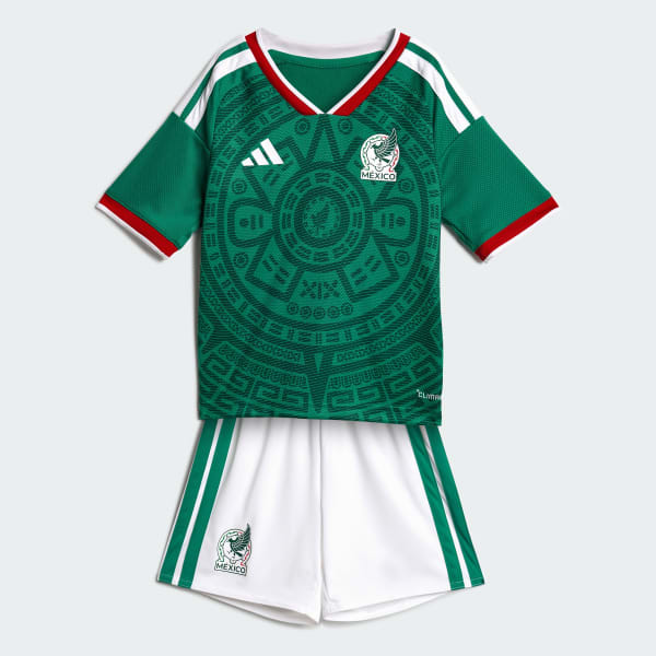 Verde Conjunto local Selección Nacional de México para Niños