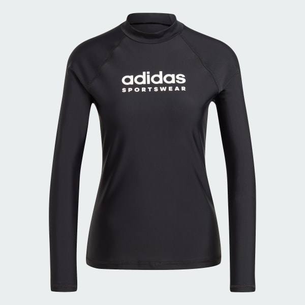 Black Long Sleeve Rash Guard