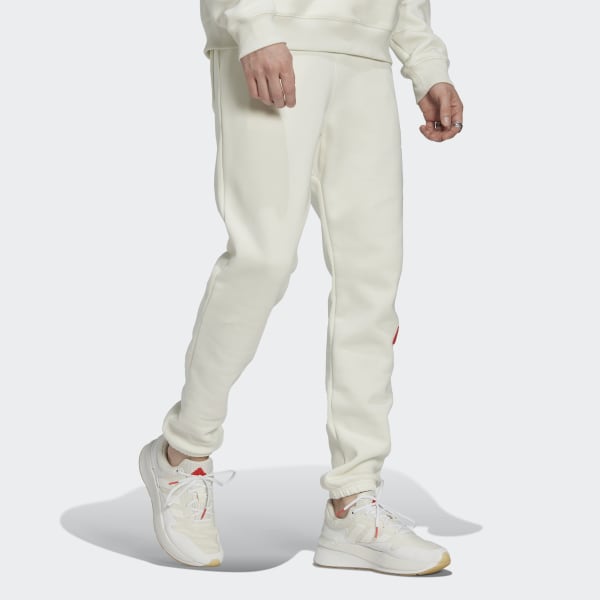 White Fleece Pants DP851