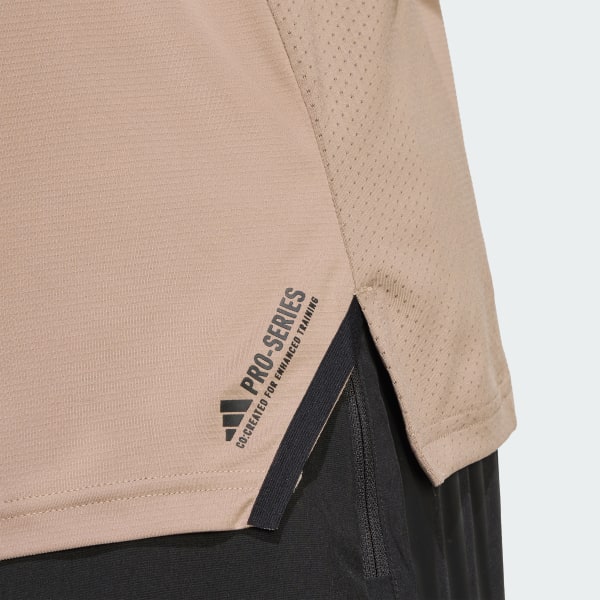 adidas Designed for Training Pro-Series Tee - Brown | Free