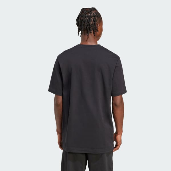 Negro Camiseta estampada Doodle Hunt Bike