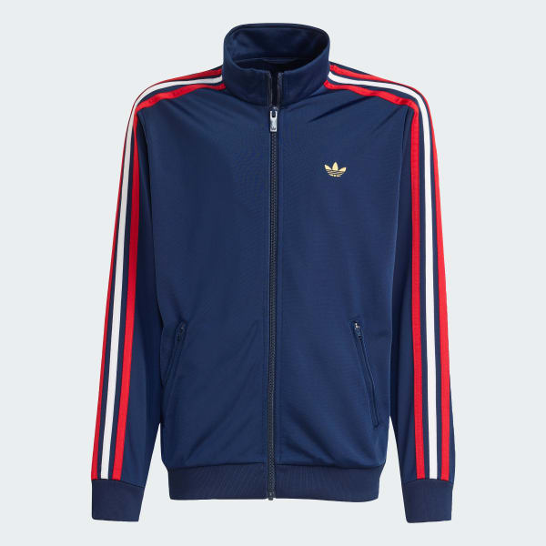 adidas FIREBIRD LOOSE TRACK TOP - Blue | Free Shipping with