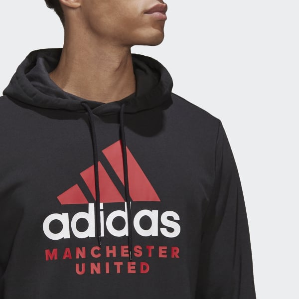 Μαύρο Manchester United DNA Graphic Hoodie DB070