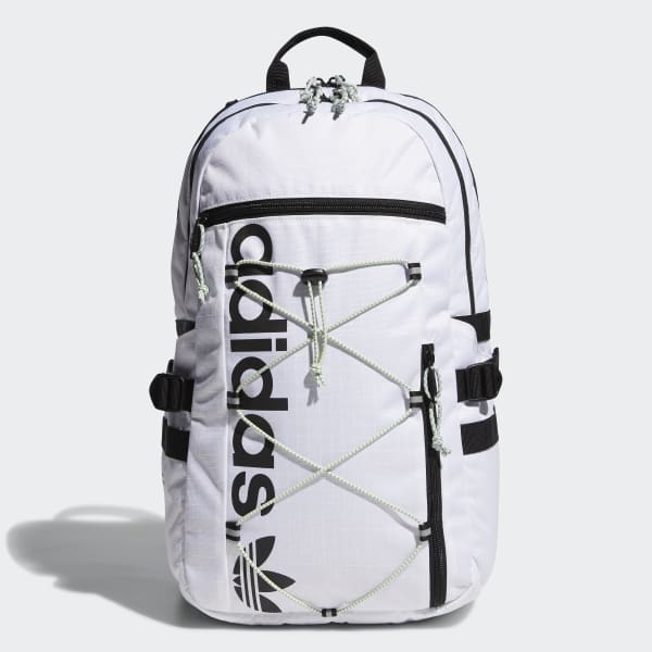 adidas white backpack