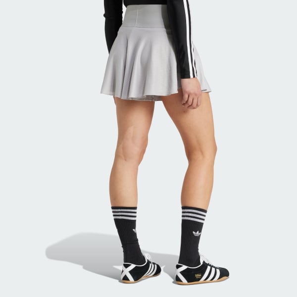 Grau Waistband Mesh Shorts