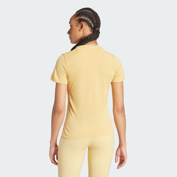 Beige Designed for Training HEAT.RDY HIIT Tee