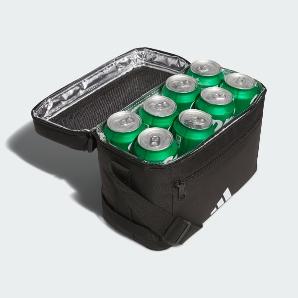 adidas 12 Can Cooler Bag - Black | Free Shipping with adiClub