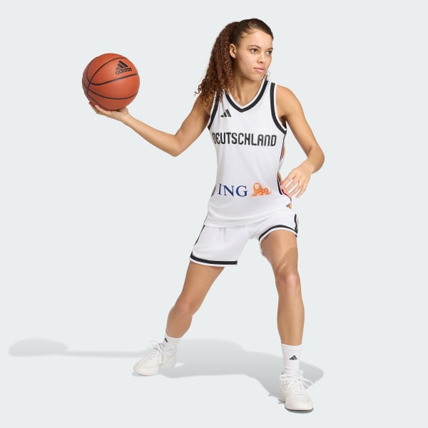 Hvit DBB BASKETBALL HJEMMETRØYE, DAME