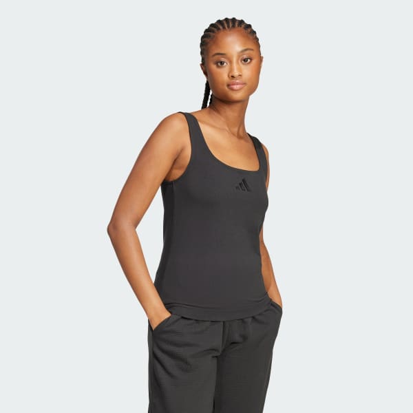 สีดำ เสื้อกล้าม All SZN Luxe