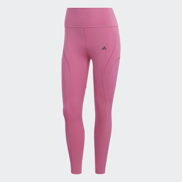 Rosa Calzas de Entrenamiento HIIT Tailored Tiro Alto