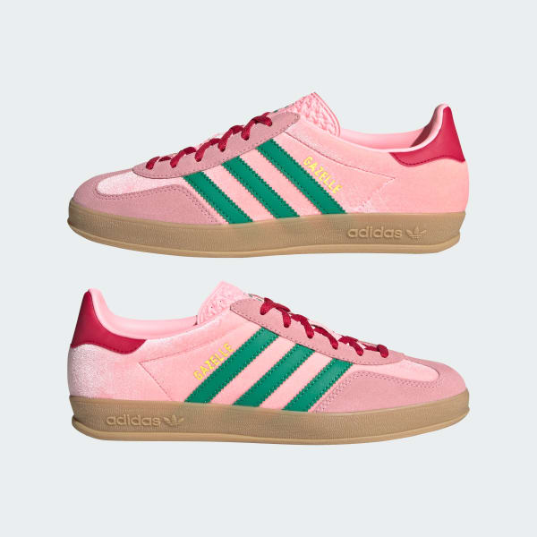 adidas Gazelle 緑/ピンク スニーカー Tênis Gazelle Indoor - Verde adidas | adidas Brasil