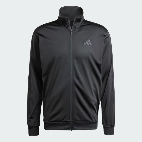 adidas 3-Stripes Tricot Regular Track Jacket - Black | Free