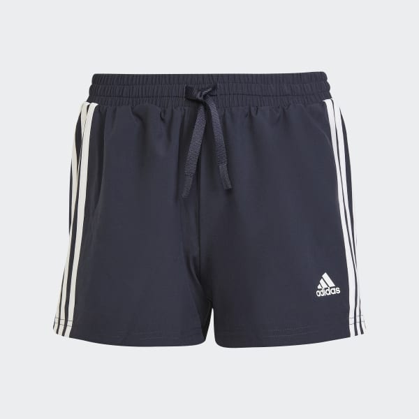 Azul Shorts adidas Designed To Move 3 Franjas