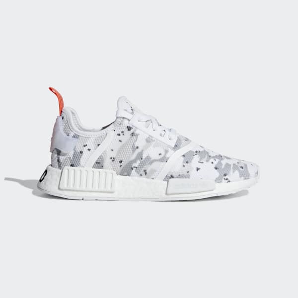adidas white & red nmd_r1 shoes