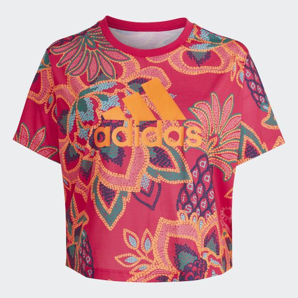 Rosa T-shirt FARM Rio (Plus Size) ZF425