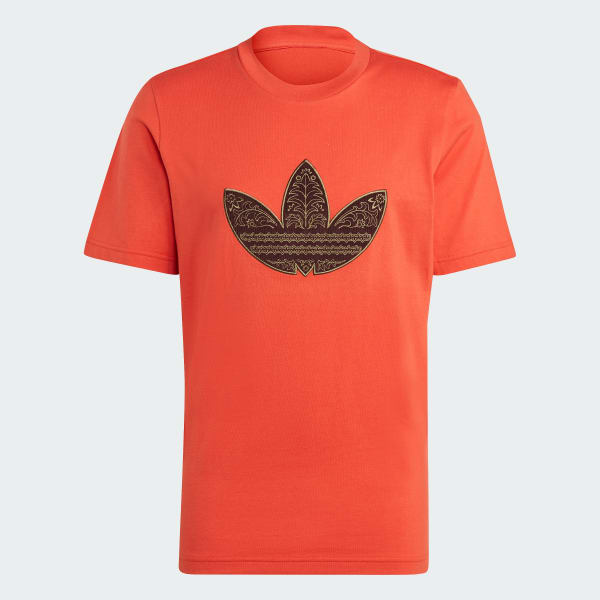 Red Corduroy Appliqué Tee