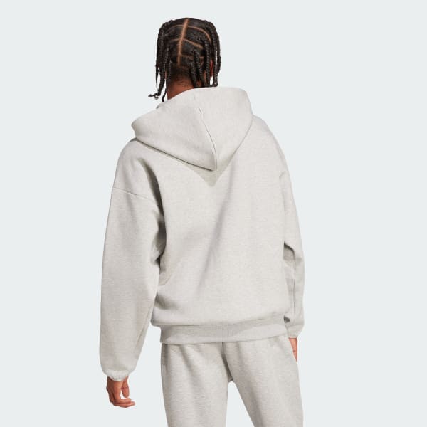 Xam Áo Hoodie Khóa Kéo Logo Nhỏ Future Icons