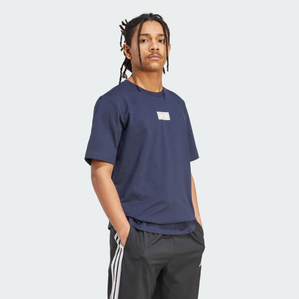 adidas Real Madrid Seasonal Graphic Tee - Blue | Free Shipping