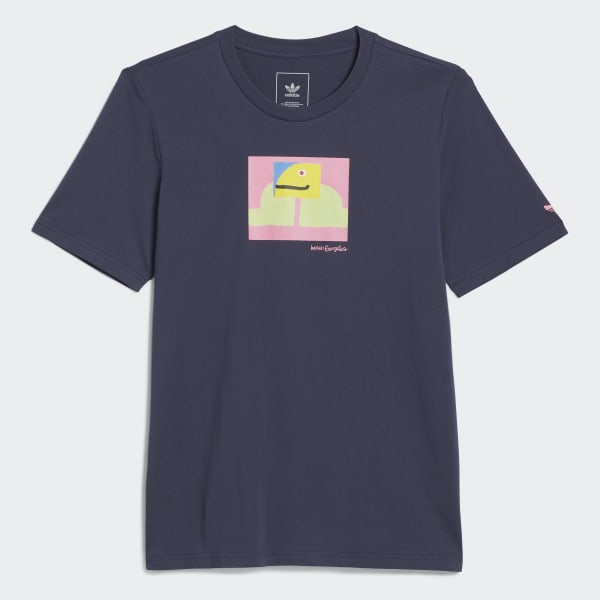 Azul Polo Shmoofolio Pintado Manga Corta ZR057