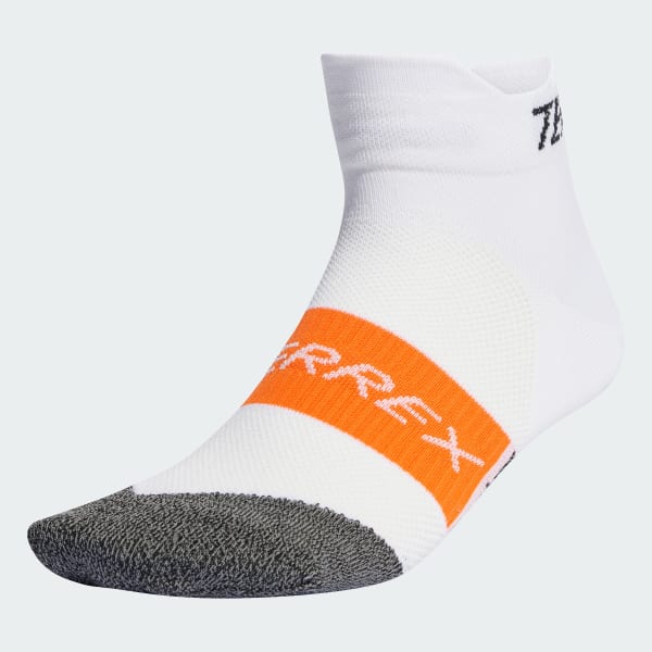 White Terrex Heat.Rdy Trail Running Speed Ankle Socks