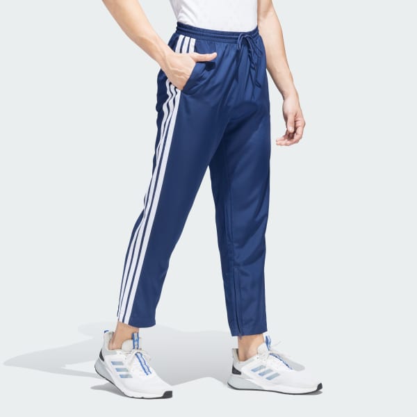 Blue 3-Stripes Stanford Open Hem Pants