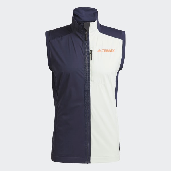 Niebieski Terrex Xperior Cross-Country Ski Soft Shell Vest
