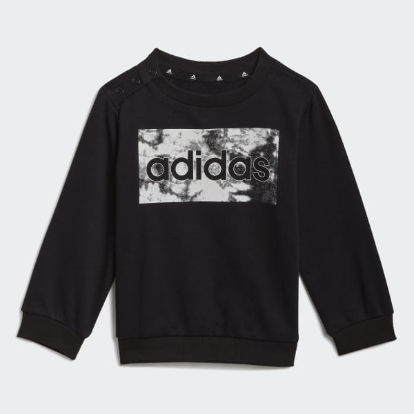 Negro Polera y Pantalón adidas Essentials