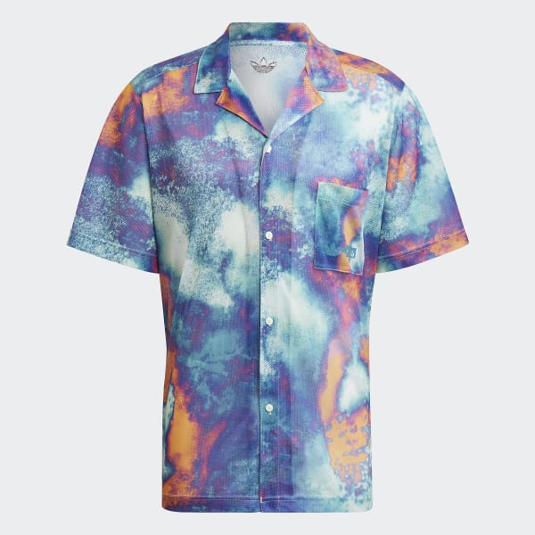 Multicolor ALL OVER PRINT MESH SHIRT EVZ99