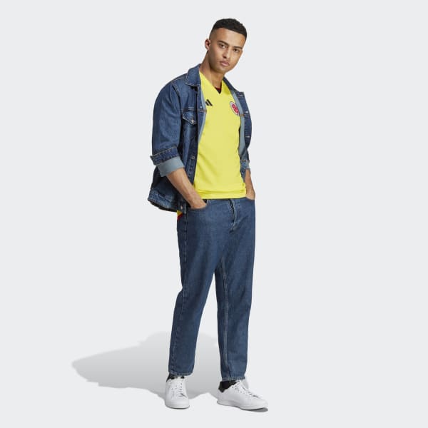 Yellow Colombia 22 Home Jersey