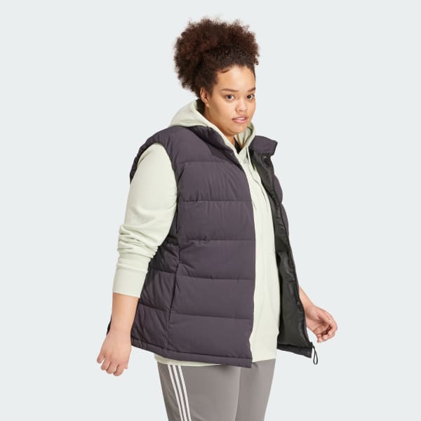 Green Essentials Linear Full-Zip French Terry Hoodie (Plus Size)