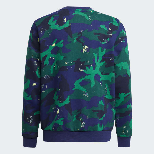Blue 2025 camouflage sweatshirt