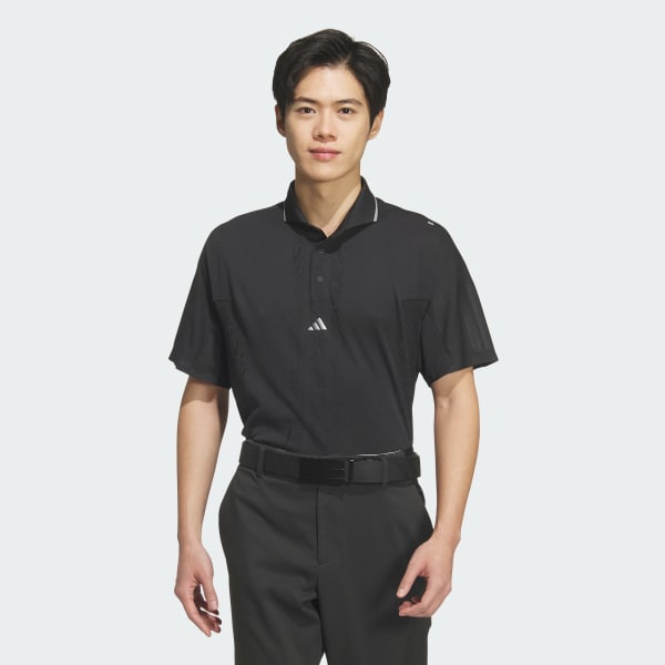 ブラック アルティメット365ツアー クライマクール ジャカード 半袖 ポロシャツ