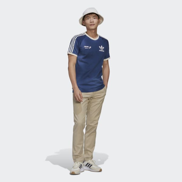 Bla Graphics Mellow Ride Club 3-Stripes T-shirt KO712