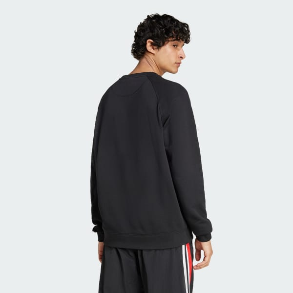 Negro Polera Trifolio Essentials Cuello Redondo