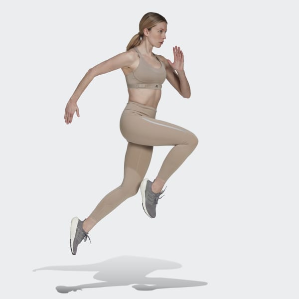 Grey FastImpact Luxe Run High-Support Bra WM585